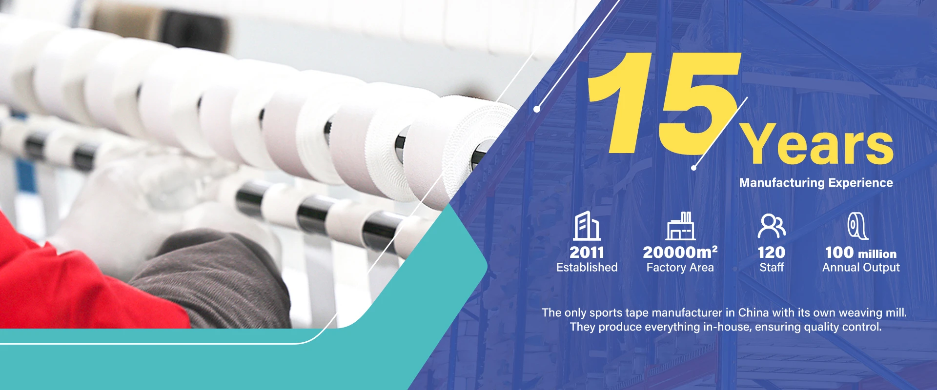 Sports Tape Manufacturer with 15 Years of ExperienceSports Tape Manufacturer with 15 Years of Experience